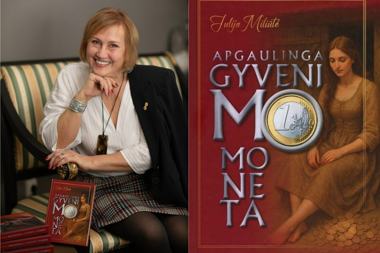 Julijos Miliūtės romano „Apgaulinga gyvenimo moneta“ pristatymas